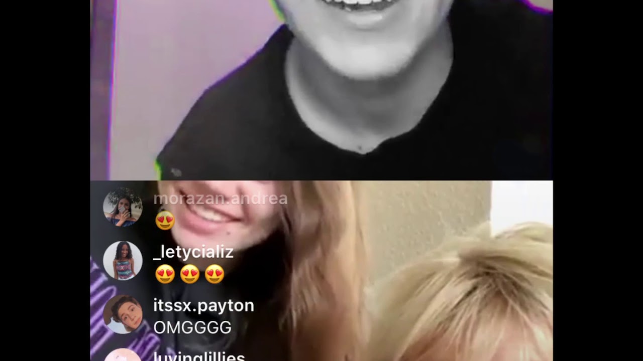Chase Hudson talking with his family | Lilhuddy IG Live 25.01 Part 1