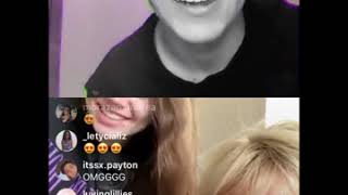 Chase Hudson talking with his family | Lilhuddy IG Live 25.01 Part 1