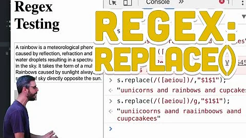 2.9: Regular Expressions: replace() - Programming with Text