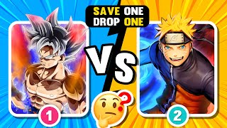 🔥SAVE ONE ANIME CHARACTER 🌟Which Do You Prefer? - TOP ANIME QUIZ