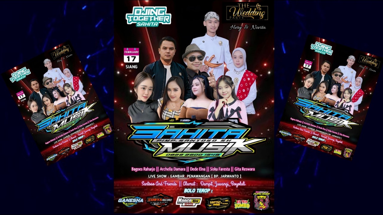 🔵🔴 LIVE SAHITA OJING  ** NGUNDUH MANTU  HERY  &  SISKA  ** GAMBAR  ** TGL 17 -2- 2026