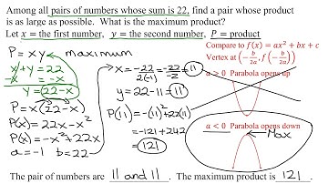 Find Maximum Product for Two Numbers With a Given Sum