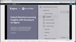 Sigma Webinar: Unlock Machine Learning Insights with Snowpark on Sigma