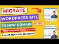How to Migrate WordPress Website to Another WordPress - Migrate to New Domain (Remote Method - 2025)