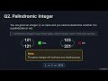 Day 04 | P05-07 - Week01 | Multiplication Table! | Palindromic Integer | Easy Power