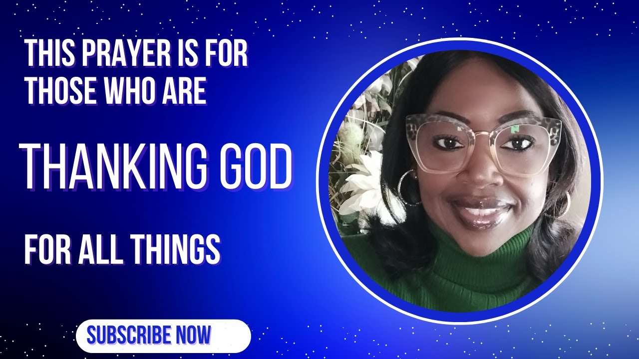 ALL GLORY TO GOD 🙌 | A Prayer of Gratitude & Humility - YouTube