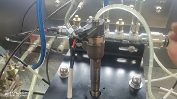BOSCH EPS708 708 TEST BENCH CRS708 CR708 Common rail injector test demonstration