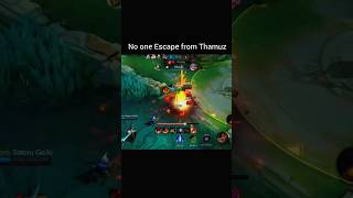 No Thamuz Escape💀#shorts #mobilelegends #thamuz #mlbbcreator #mlbbninja #mlbbcreatorcamp #ml