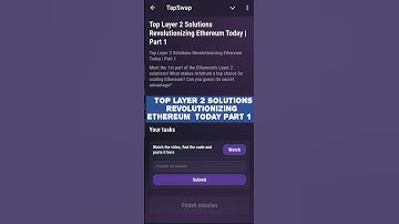 Top Layer 2 Solutions Revolutionizing Ethereum Today Part 1 | Tapswap Code | #tapswapcode #crypto