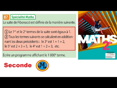 Algorithm and program in PYTHON: FOR RANGE, VARIABLE. Ex 61 p 32 from Sesamaths in 10th grade math.