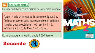 Algorithme et programme en PYTHON : FOR   RANGE, VARIABLE. Ex 61 p 32 du Sesamaths en seconde maths.