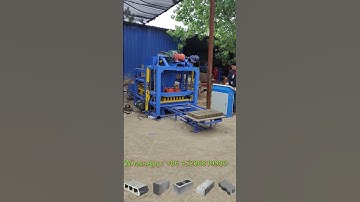 QT4-25 automatic concrete cement interlocking paving block making amchine for pavers #pavers