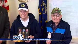 World War II veteran receives medals