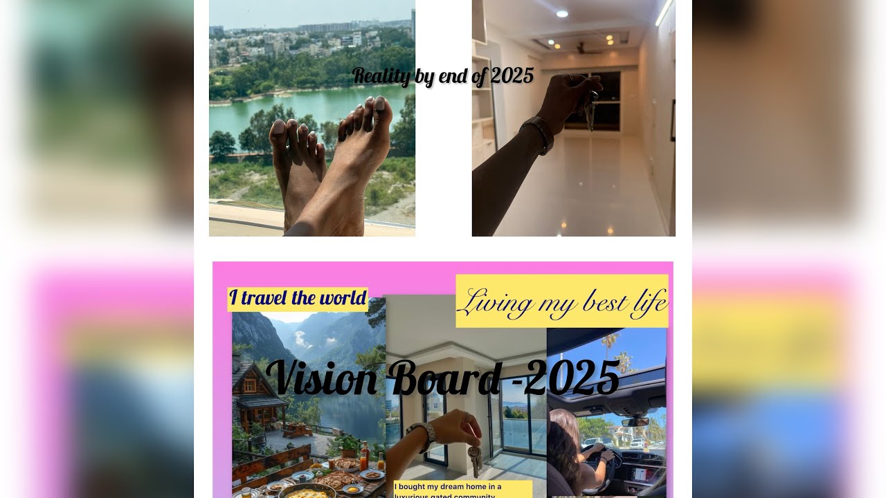I Made a Vision Board for the First Time in 2025… and Everything Came True (Proof Inside).