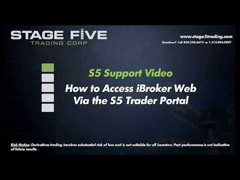 How to Access iBroker Web Via the S5 Trader Portal