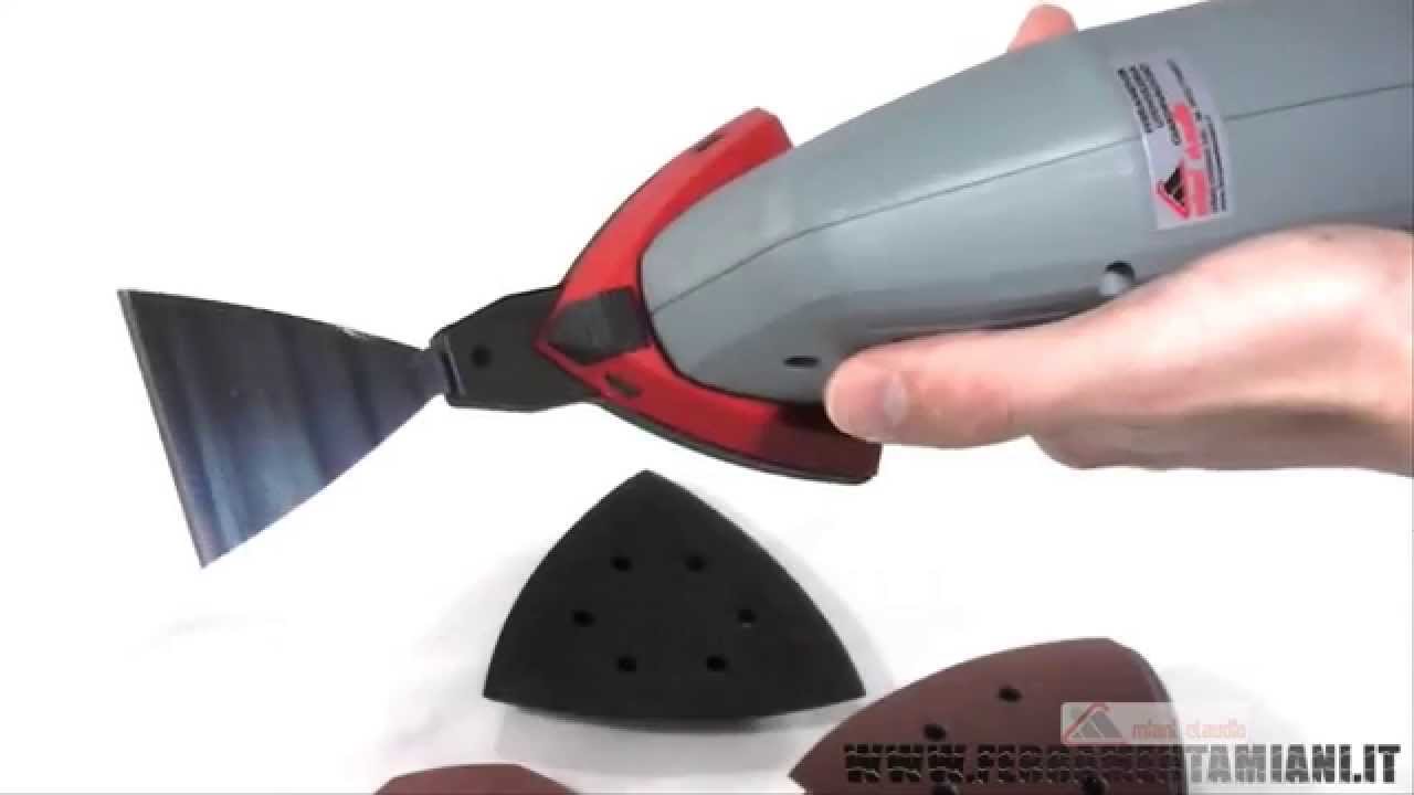 Levigatrice a triangolo kress mod cds 6425 exl youtube