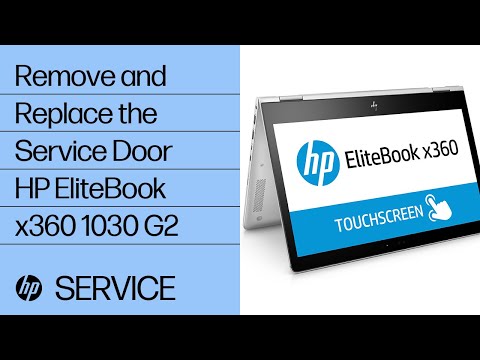 Remove and Replace the Service Door | HP EliteBook x360 1030 G2 | HP
