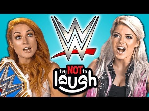 WWE Superstars React To Try To Watch This Without Laughing Or Grinning