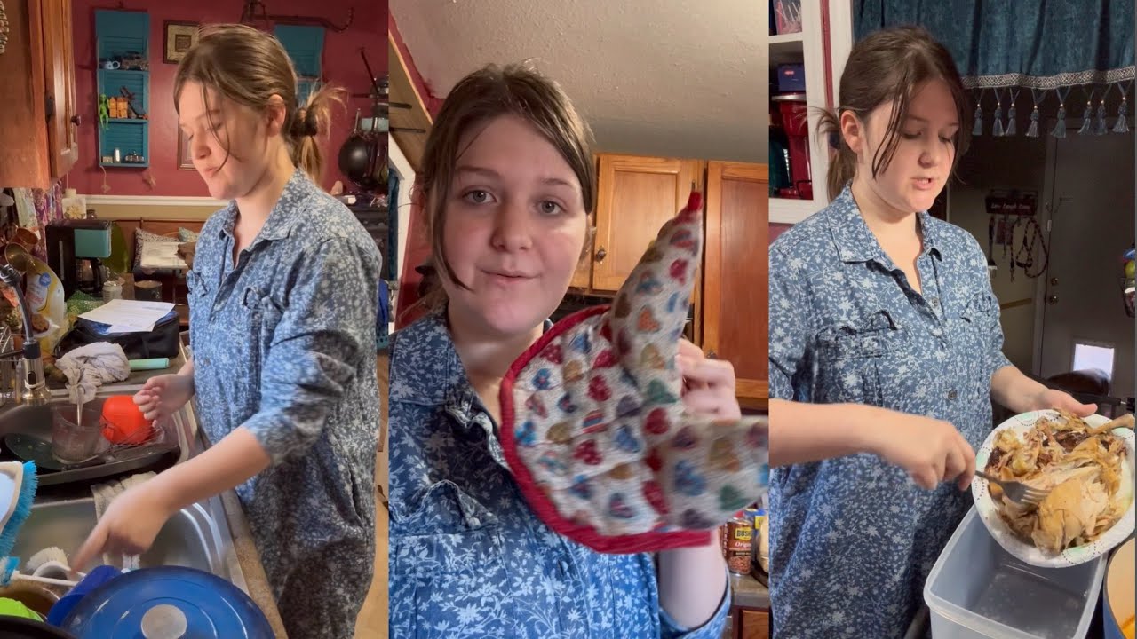 Clean up after lunch with me as a sahm of 3 ✨🫶 