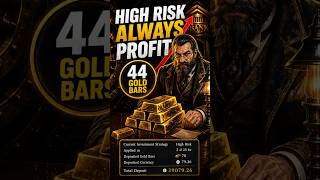 Unlimited Gold Bar Profit High Risk Bank NO LOSS Method #viralshrotvideo #crimsondesert #shortsvideo