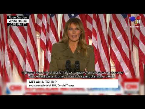 Video: Melania Trump Arată Discursul Lui Trump