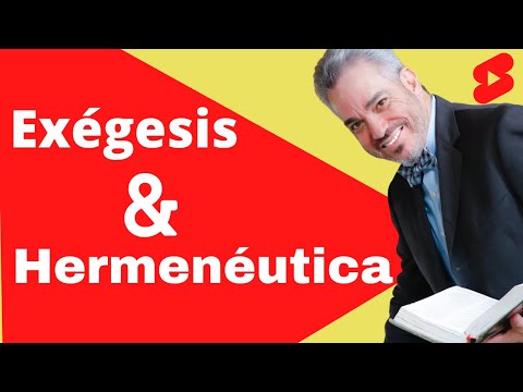 Video: ¿Cuál es la diferencia entre exégesis y hermenéutica?