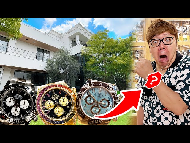ひか様 Serious savings balance goes to zero] Buying a crazy watch as a 2