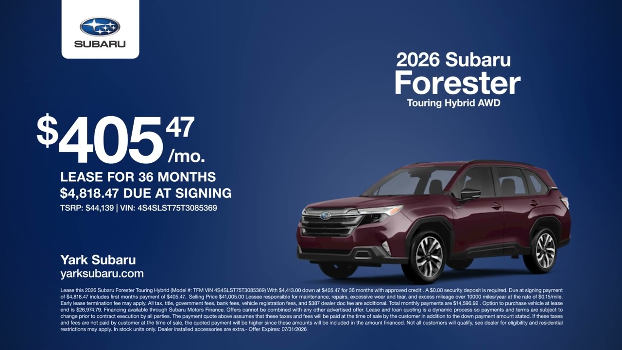 Subaru Forester 07/17/2026 7690771 - YouTube