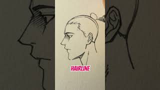 How to draw hair line || Jmarron