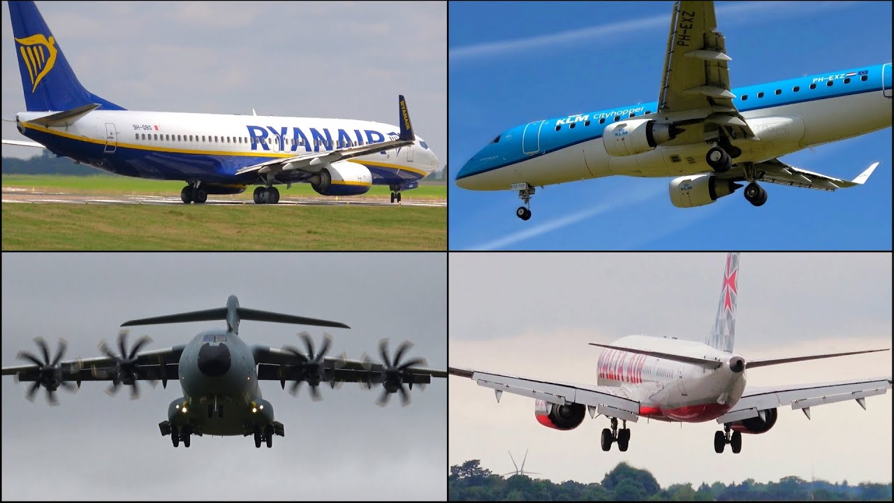 30 MINUTES of Plane Spotting at NORWICH AIRPORT