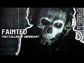 Ghost - Fainted || Call Of Duty - Edit || Simon Riley 'Ghost' Edit || Edit [4k]