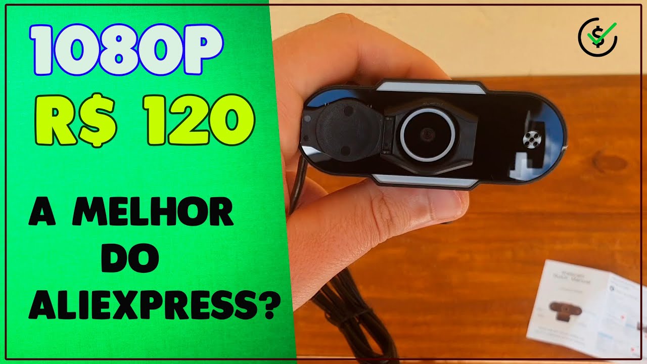 UNBOXING & REVIEW: WEBCAM 1080P POR 100 REAIS. FULL HD DO ALIEXPRESS! FUI TAXADO?