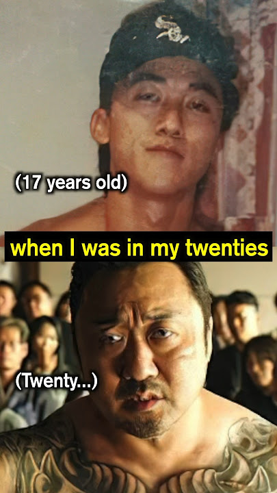Secret of Ma Dong-seok's youthful photo