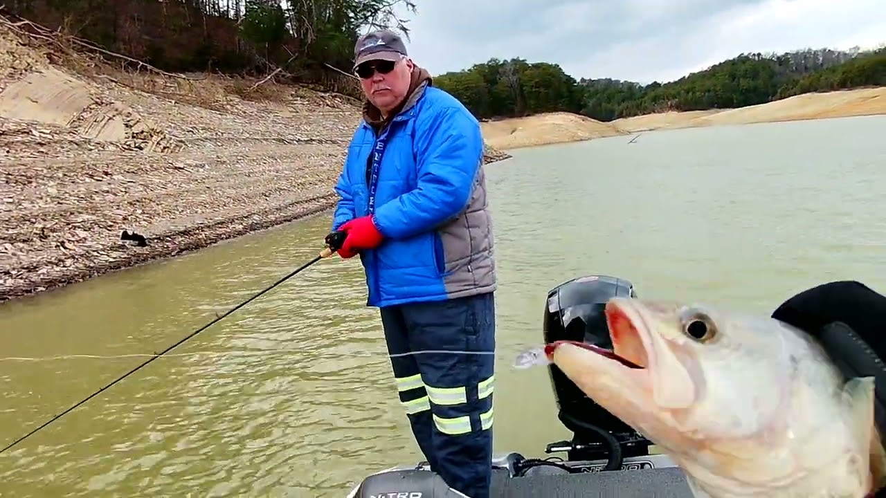 Douglas Lake Bass Fishing 1/3/2025