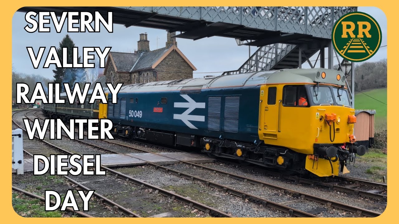 Winter Diesel Day at the Severn Valley Railway 2025