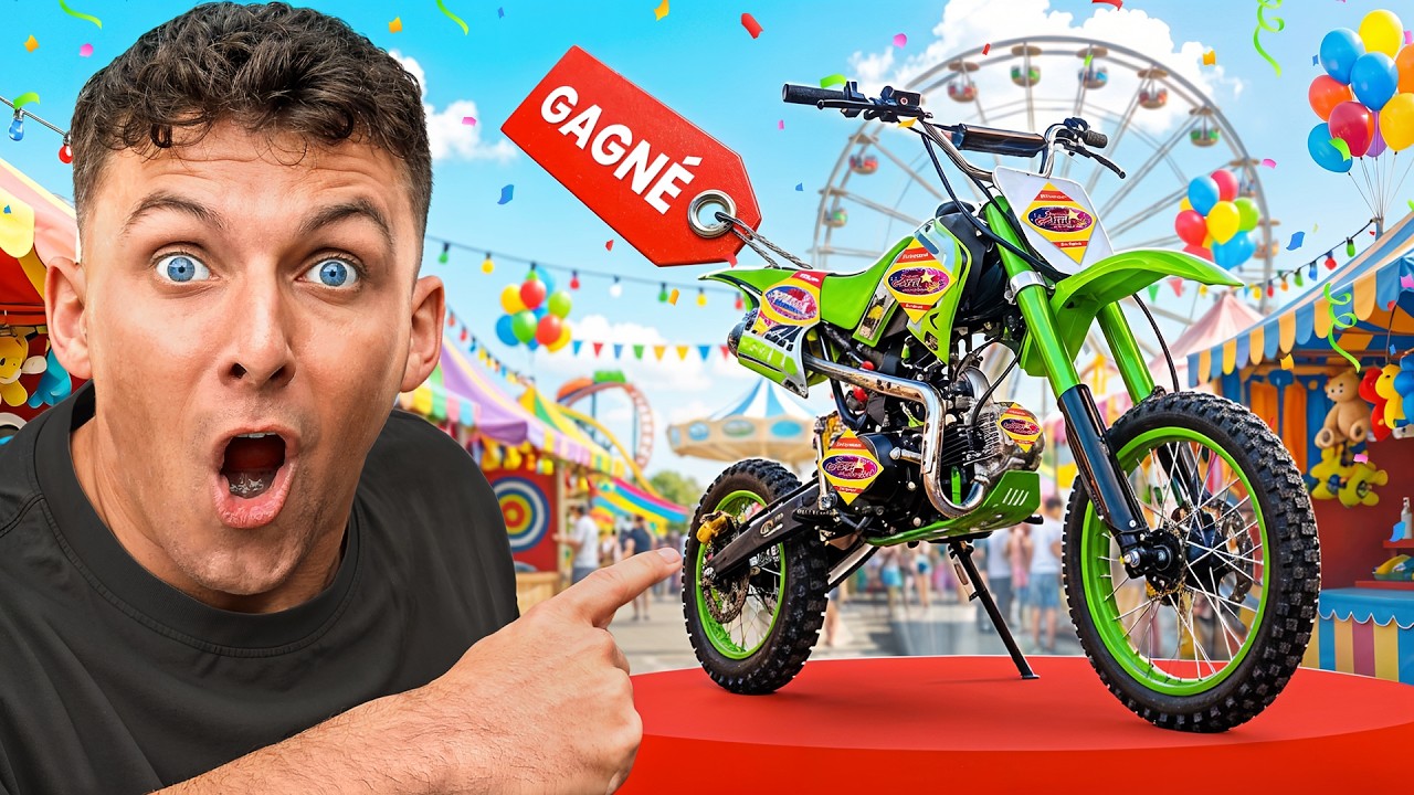 Je Gagne une MOTO à la FÊTE FORAINE (combien j’ai dépensé?)