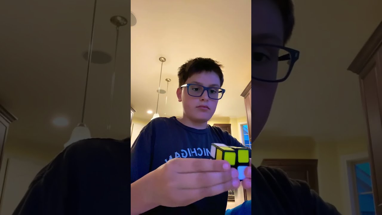 Apprentice Cube With Stickers Is Still Too Easy Shorts Rubikscube Puzzle
