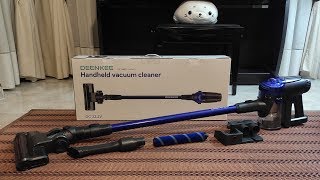 Review: Deenkee Aspirador Inalambrico 2-en-1 Bateria Recargable 17000PA -  YouTube