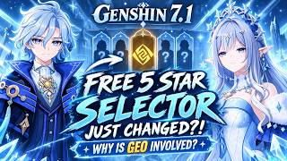 GENSHIN 7.1 FREE 5 STAR SELECTOR JUST CHANGED! Why Is GEO Involved? [AFS Tsaritsa] Fixing Geo With Just A Few Changes In Genshin Impact
