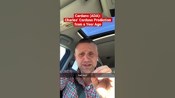 Cardano (ADA) - Charles’ Cardano Prediction from a Year Ago #shorts