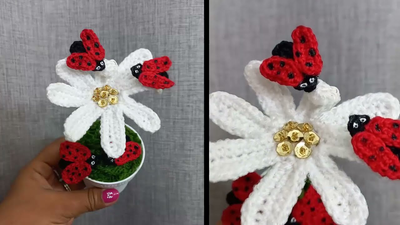 🐞Como tejer lindas Catarinas a crochet o ganchillo 