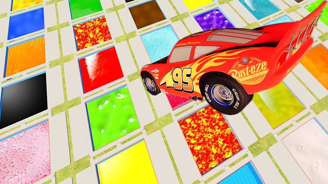 BEST of Cars Jumping into Pools & Liquids - BeamNG.drive