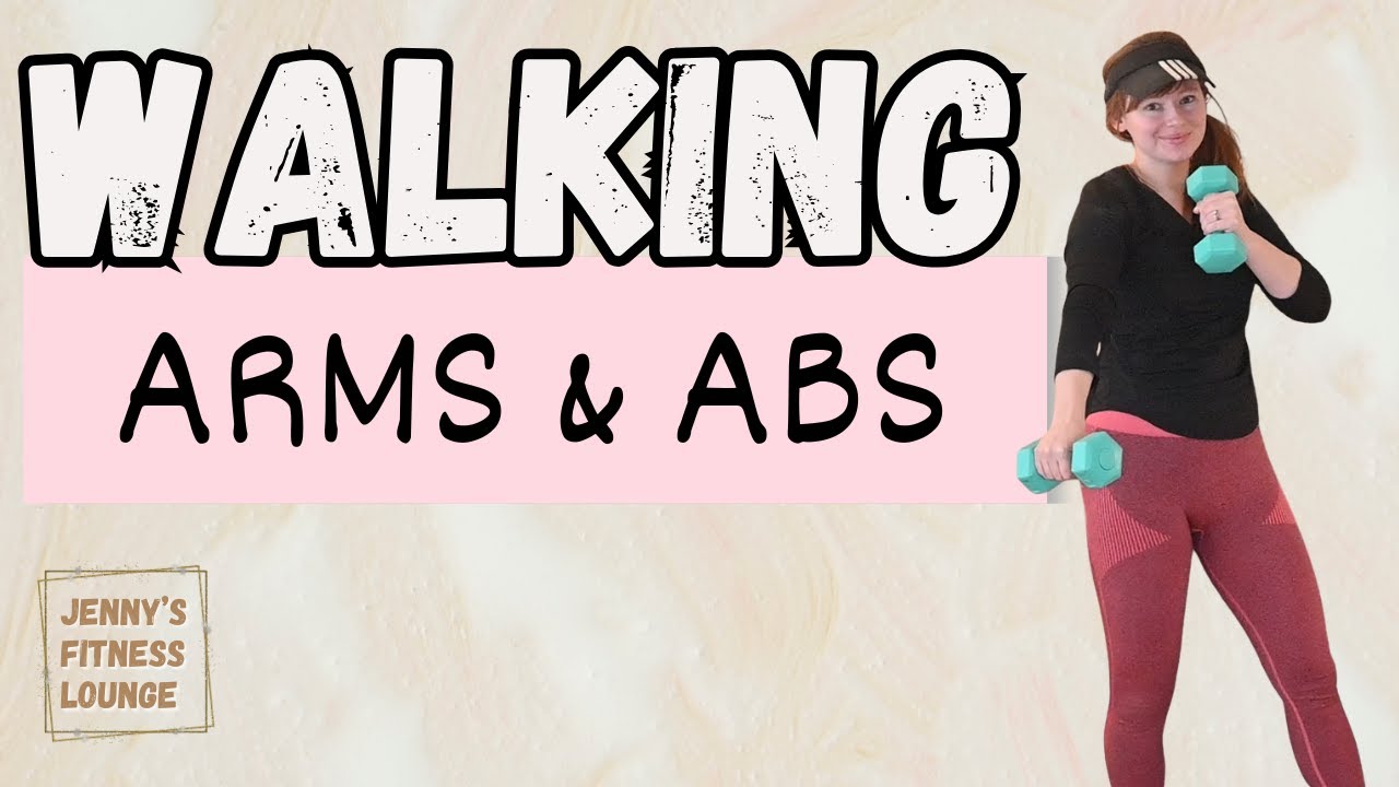 15 MIN WALKING WORKOUT - Arms & Abs | walk at home