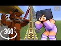 APHMAU saving friends from FREDDY - Roller Coaster Minecraft 360°