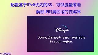 000087  配置基于IPv6优先的Shadowsocks-libev，可供流量落地，解锁流媒体的需求 20220327