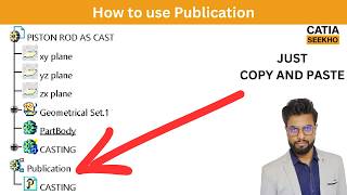 How to use PUBLICATION in CATIA V 5 | Full use of publication