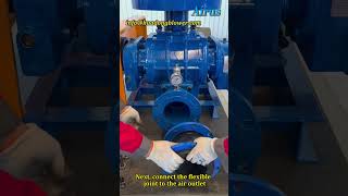 Today I will introduce to you the installation process of roots blower.