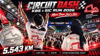 Download lagu FULL UNCUT 5KM Run Inside Sepang Circuit! 🏁 | Circuit Dash KBS x SIC Run 2026