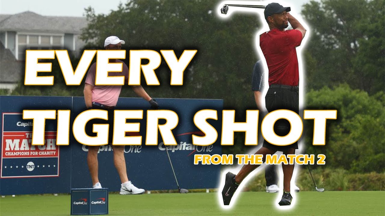 Tiger Woods Every Shot | The Match 2020