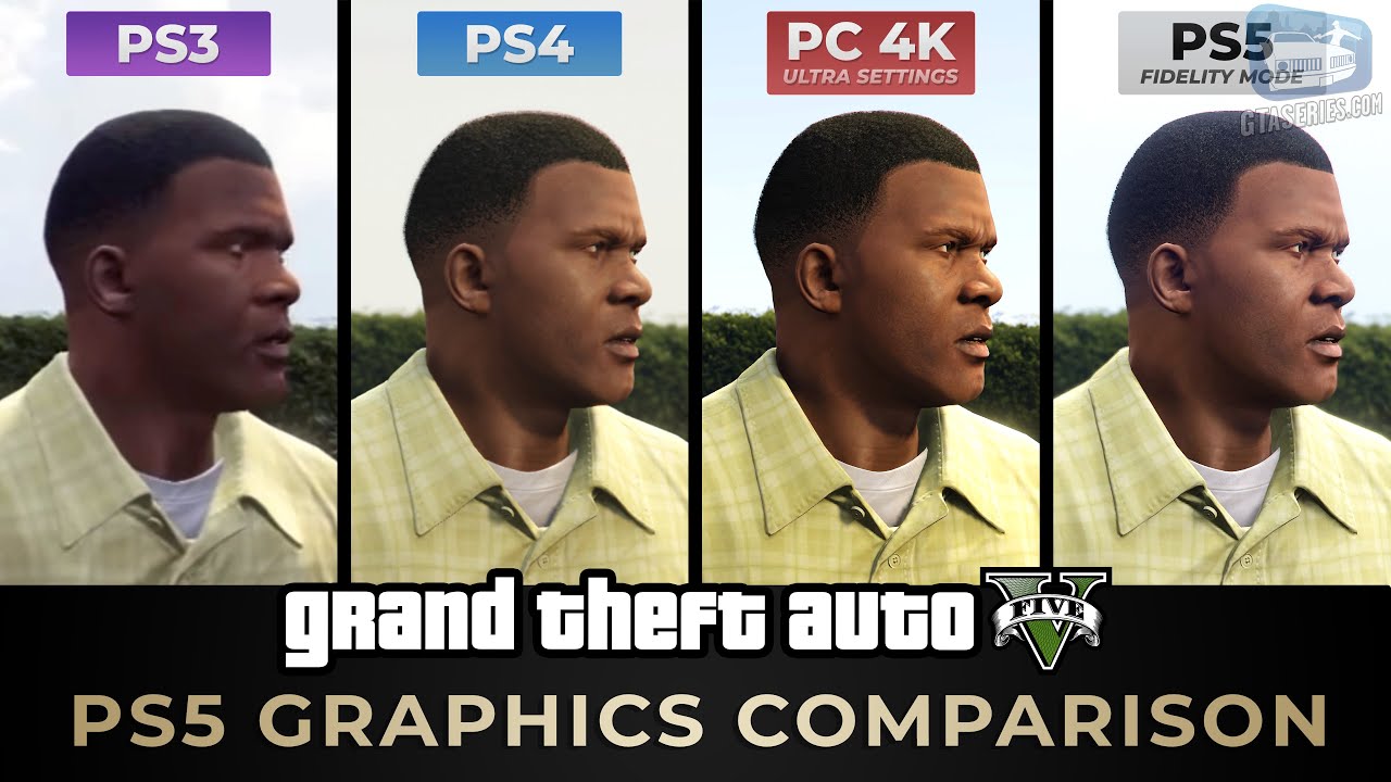 GTA 5: confira a comparação dos gráficos no PS3, PS4 e PS5